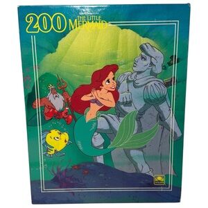 Vintage Golden Walt Disney's 200 Piece Puzzle The Little Mermaid - COMPLETE